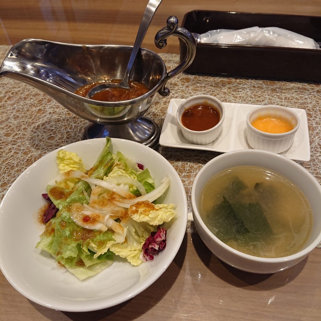 弘路のランチ前菜とスープ