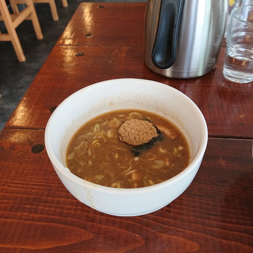 吉四のつけ麺のスープ