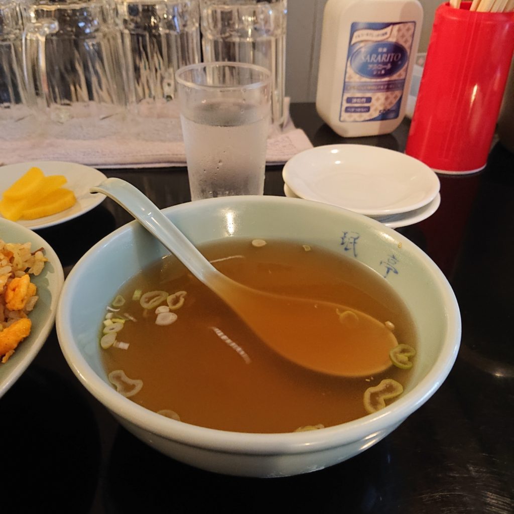 珉亭のスープ