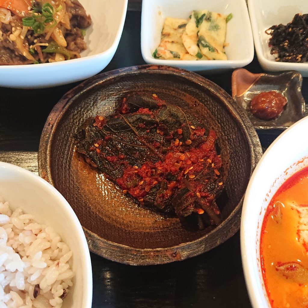 韓国料理ハノクのキムチ